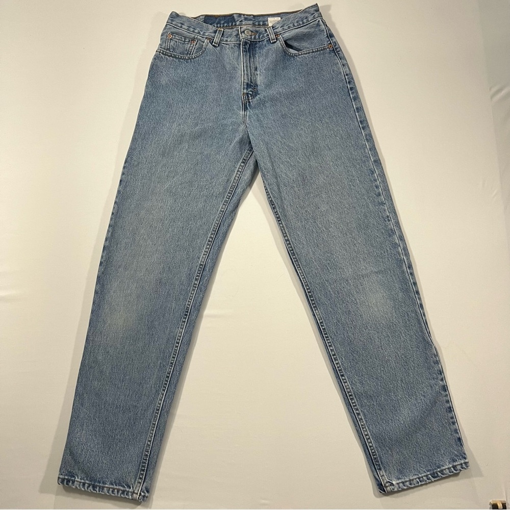 Vintage 90s Levi’s 560 Loose Fit Mom Jeans Light Wash USA 11 JR